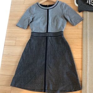 Ann Taylor short sleeve flare sweater dress
